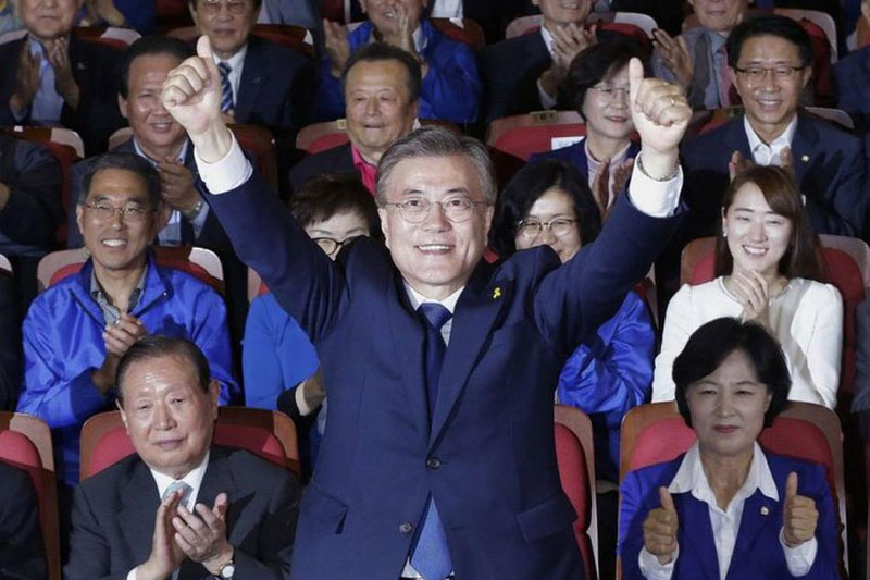 South Korea Set to Change policy on North Korea as Moon Sworn in as Pr
