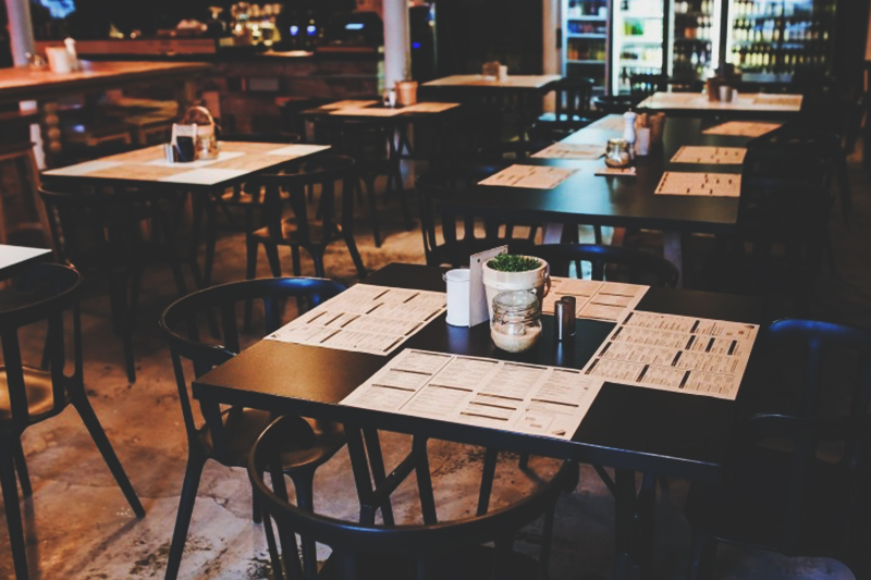 Having Dinner in a Restaurant
