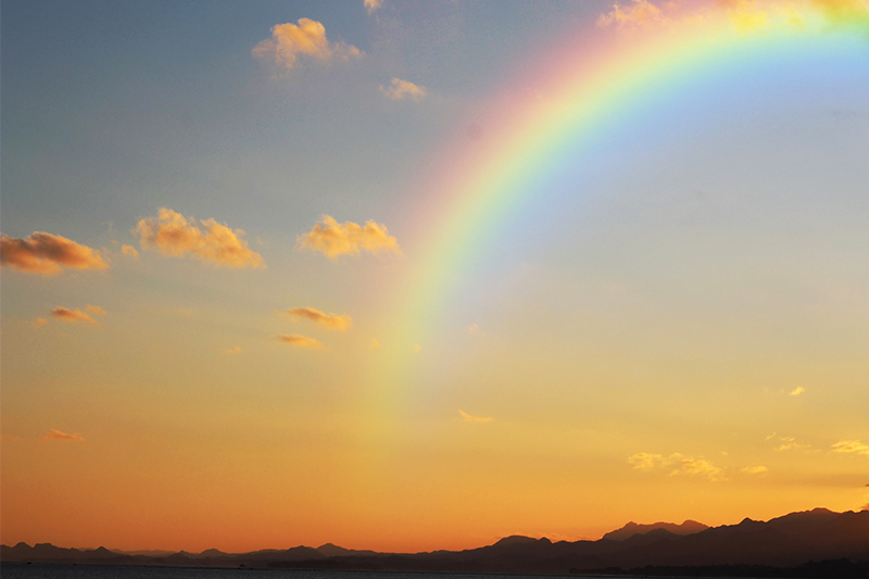 A Rainbow That Breaks World Record