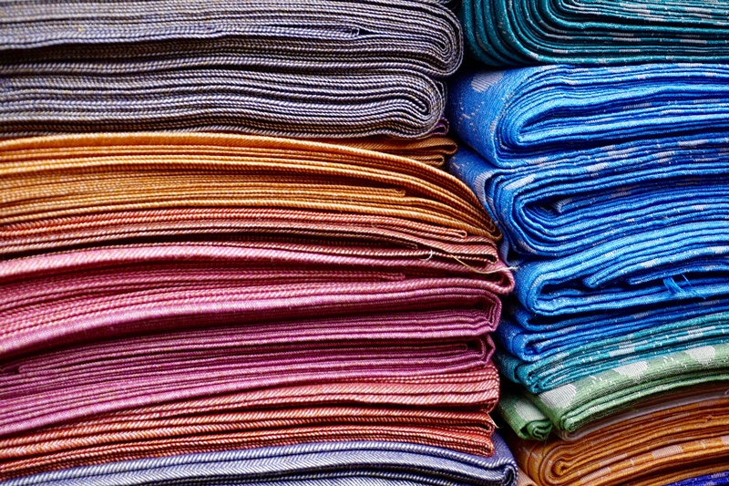Visiting a Fabric Market