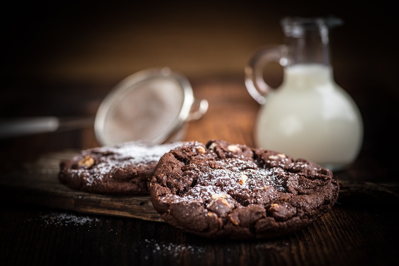 Making Chocolate Cookies