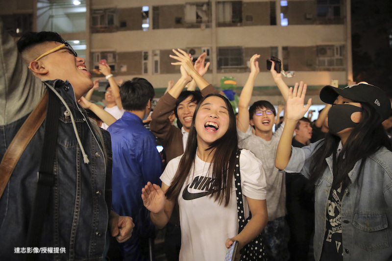 HK Democrats Cheer Landslide Victory in Local Elections