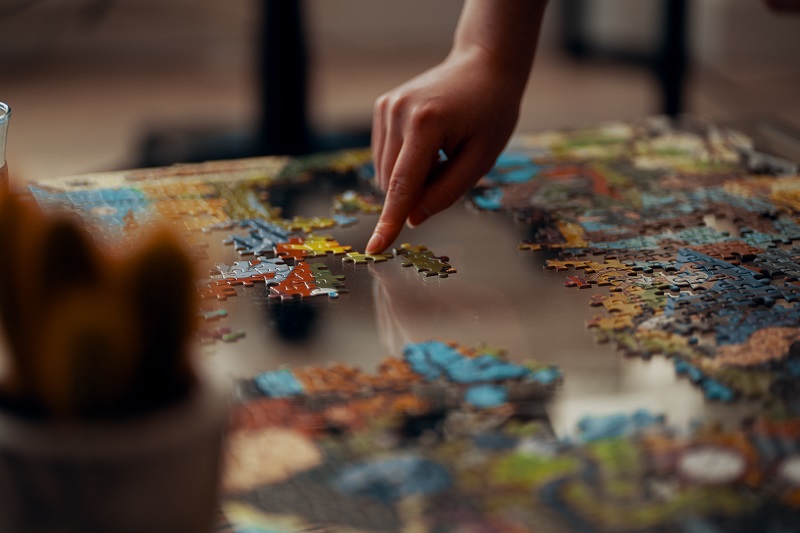Put Together a Jigsaw Puzzle