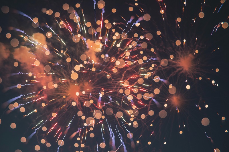 Fireworks at Yuguang Island