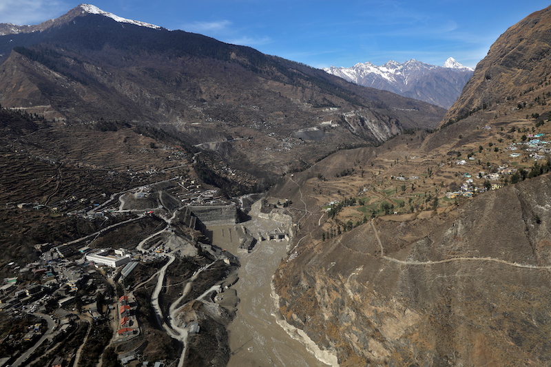 Collapsed Glaciers Damage Dams in India