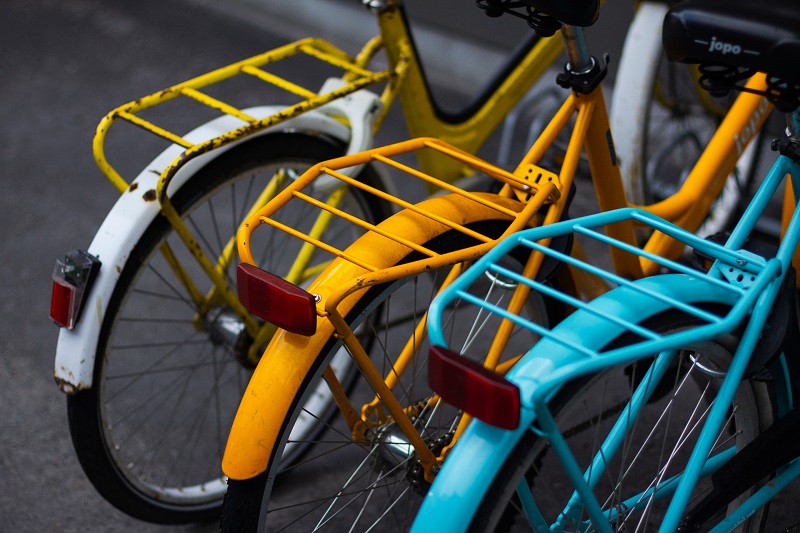 At a Bicycle Shop