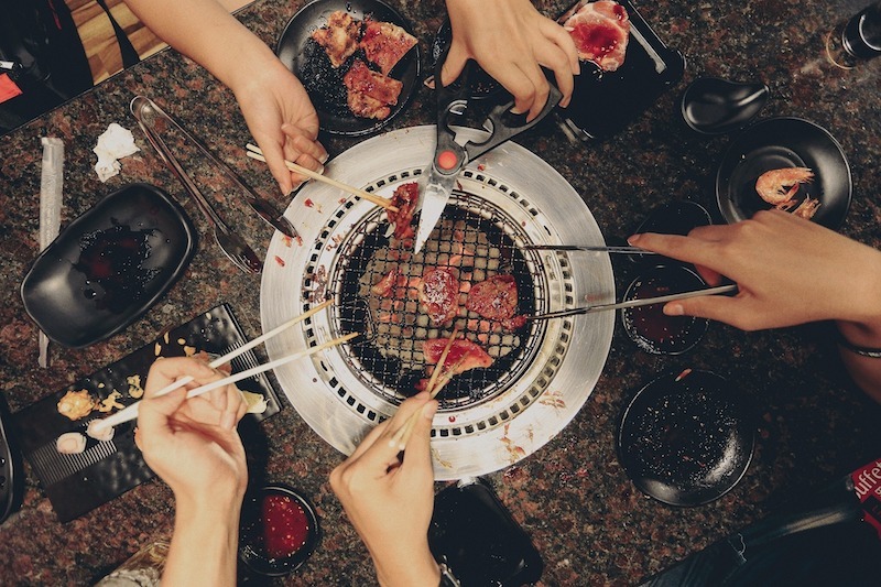 Dining Out With Friends