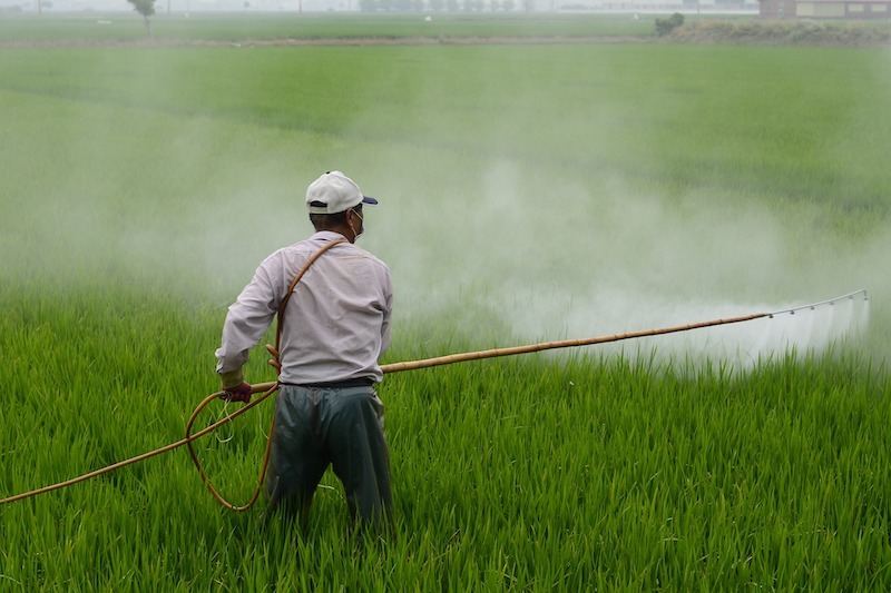 Washing off Pesticides
