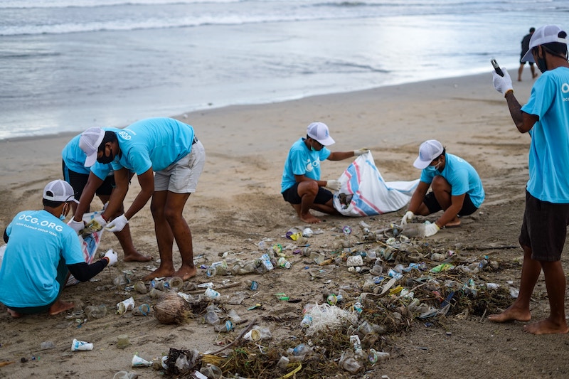 Joining in a Beach Cleanup on Orchid Island