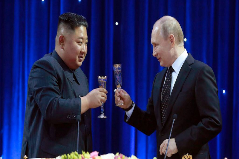 North Korea’s Kim Meets With Putin in Russia