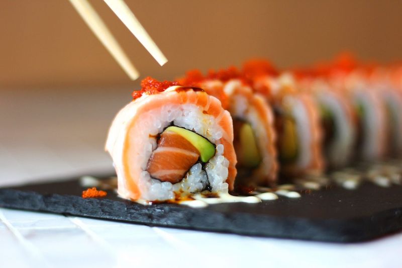 A Live Slug in Sushi!