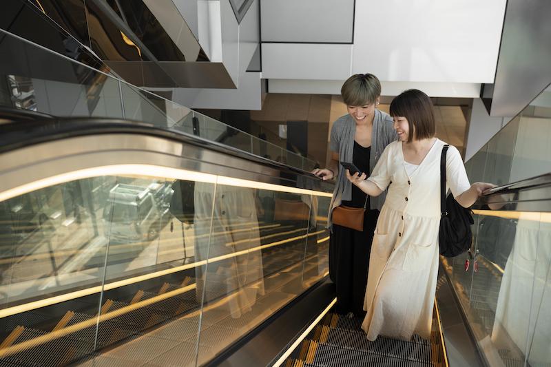 Fight on the Escalator