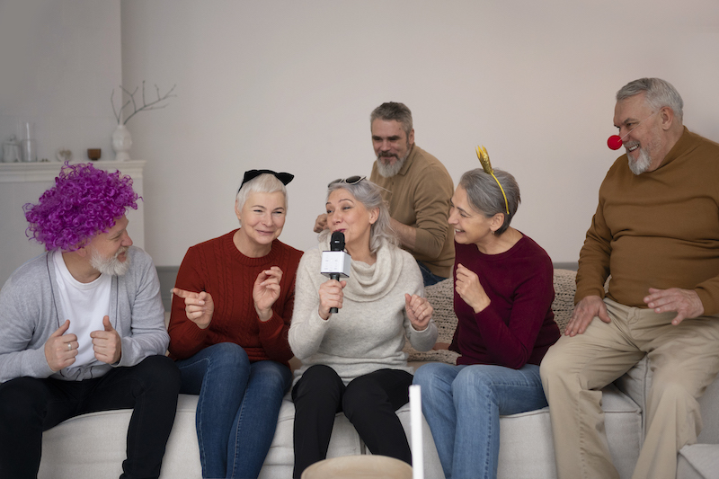 Helping Out at Old People’s Home