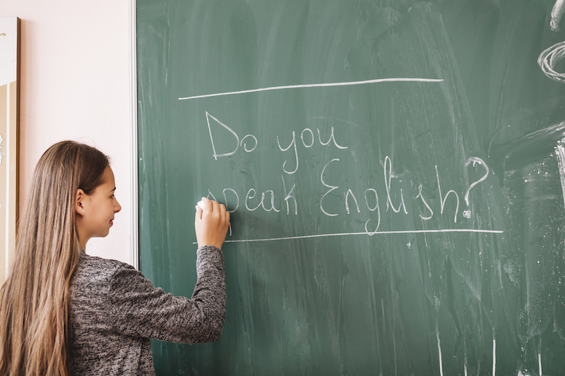 Phone Down, English Up!