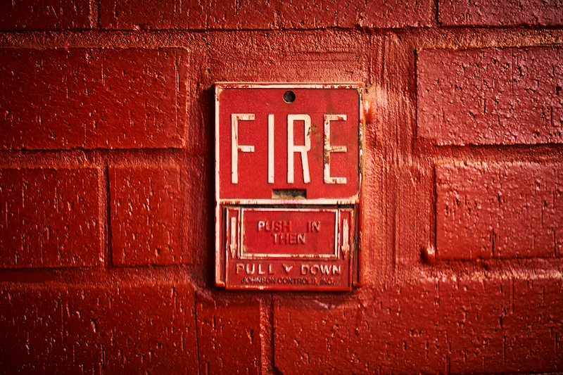 Department Store Fire Alarm Test